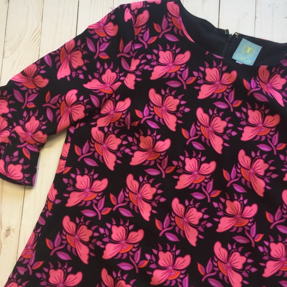 CECE Petite "Clara Dress" in Petal Pathway 4P EUC - Picture 4 of 8